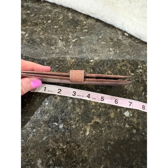 Coach Vintage Wallet Womens Brown Billfold Tab Closure Brass Logo Plate - Picture 6 of 8